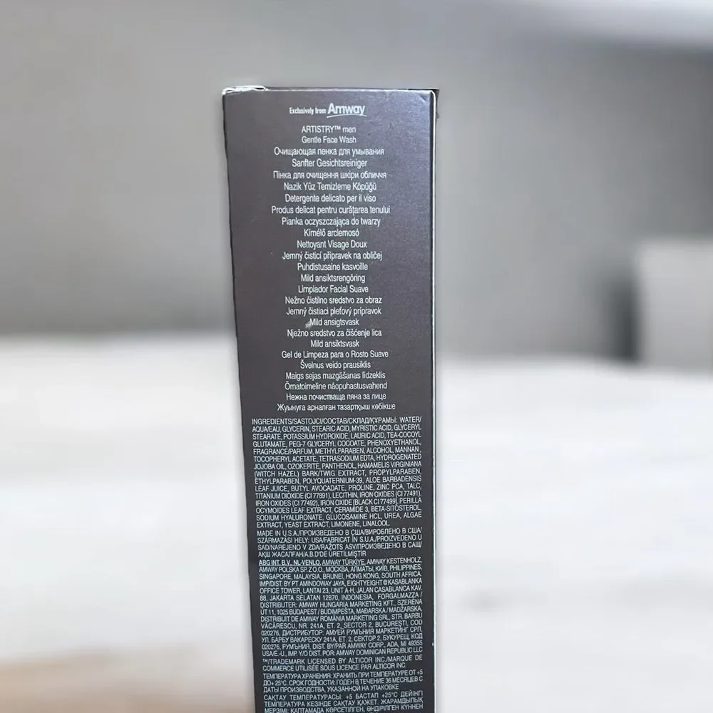 NIB Artistry Men Gentle Face Wash Cleanser 115mL 3.8 oz Skincare